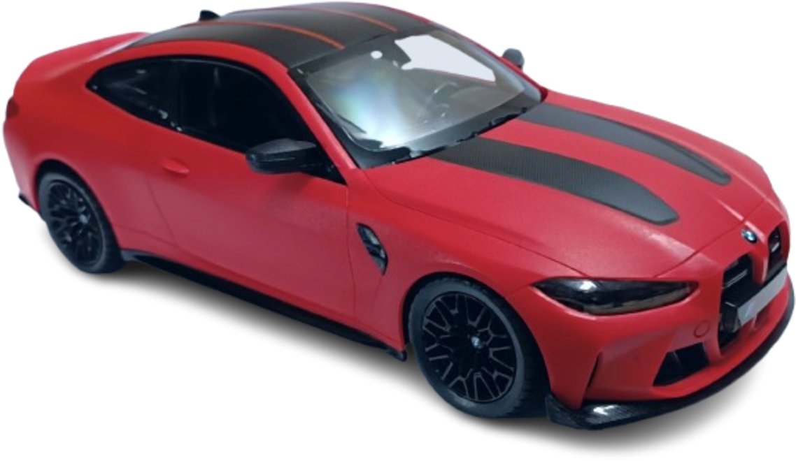 Zdalnie sterowany samochód BMW M4 CSL - Czerwony
