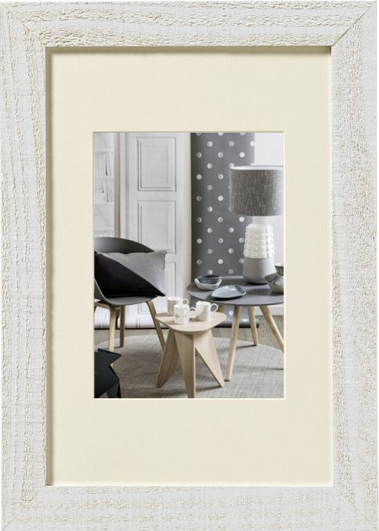 Ramka Walther Home 13x18, drewniana, szary (HO318X)