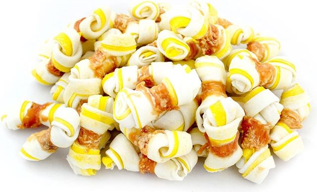 ALDA Kość wołowa wiązana z kurczkakiem żółta 500g