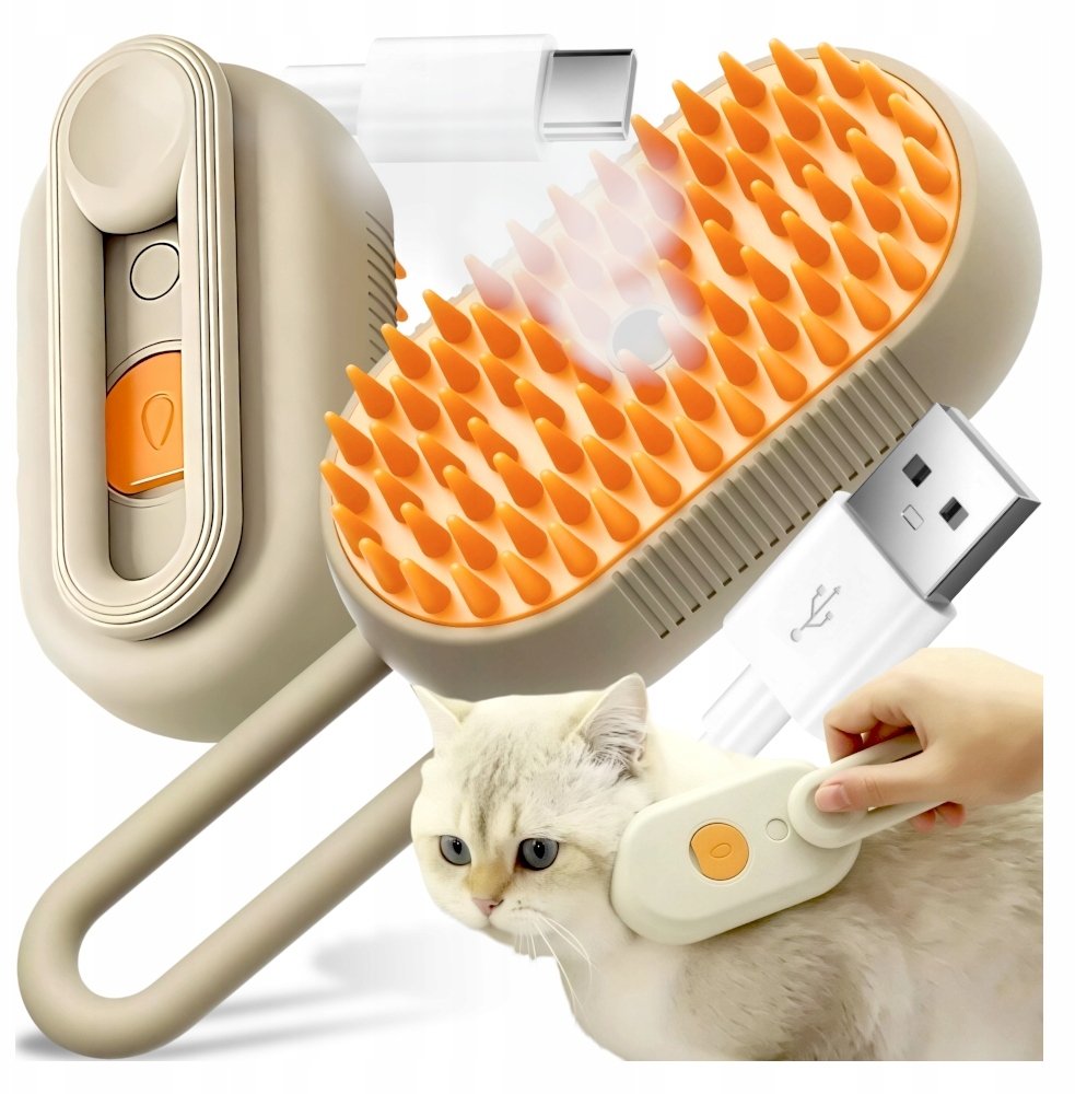 SZCZOTKA PAROWA NAWILŻAJĄCA DO SIERŚCI KANZA