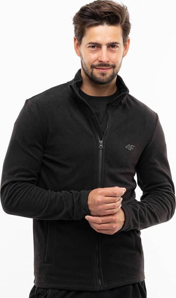 4f Polar męski 4F M175 czarny 4FWSS24TFLEM175 20S Polar męski 4F M175 czarny 4FWSS24TFLEM175 20S 2XL