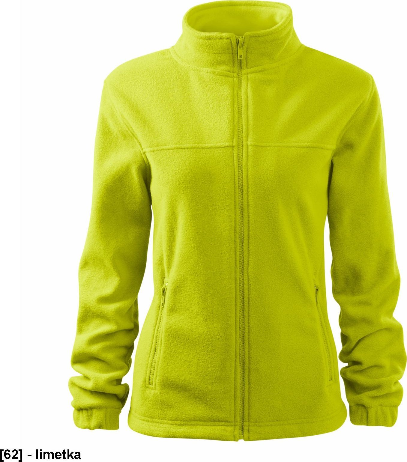 RIMECK Jacket 504 - ADLER - Polar damski, 280 g/m, 100 % poliester - limetka XS