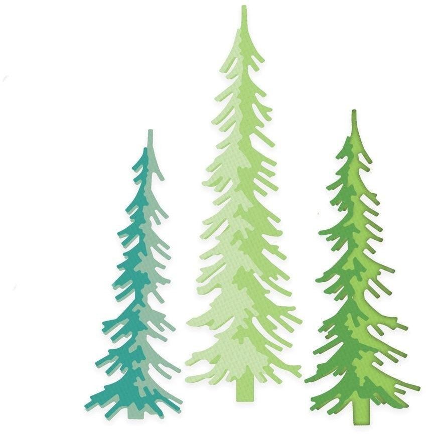 Wykrojnik - sosna 6szt