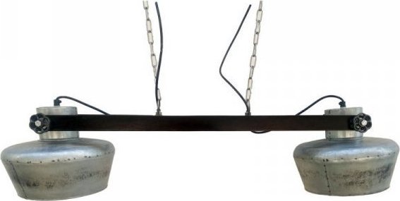 Lampa wisząca DKD Home Decor Lampa Sufitowa DKD Home Decor Żelazo Drewno mango 50 W (104 x 25 x 28 cm)