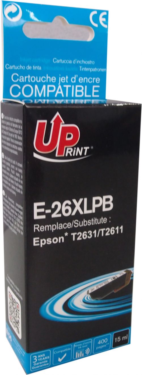 Tusz UPrint Tusz E-26XLPB / C13T26314010 (photo black)