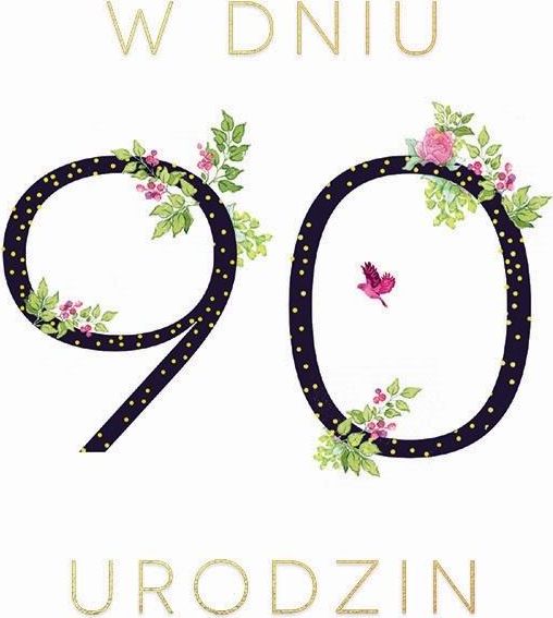 Clear Creation Karnet Swarovski kwadrat CL1890_PO Urodziny 90