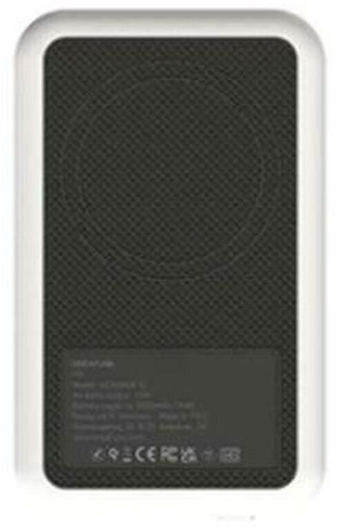 Powerbank SBS Mobile Power Bank z Wireless Charger Kreafunk Biały 5000 mAh