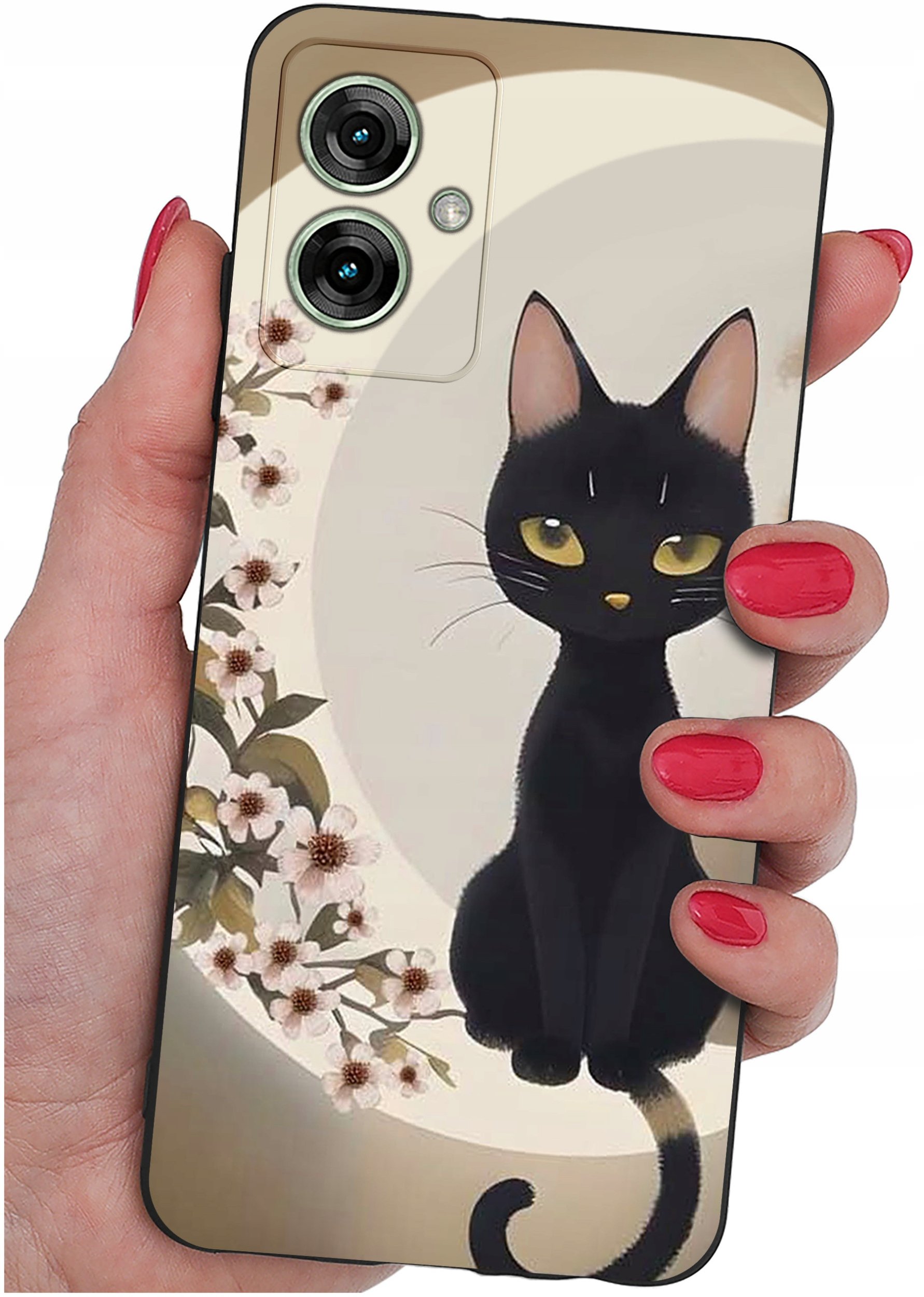 Etui do Motorola Moto G55 5G WZORY |SILIKONOWE MATT CASE + SZKŁO 9H