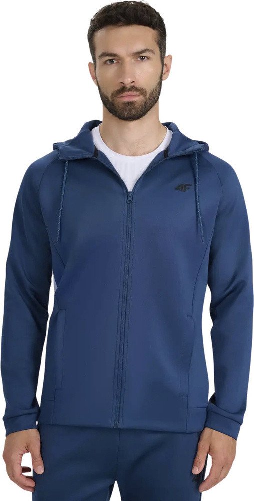 Bluza męska 4F FNK M587 niebieska 4FWAW25TFSWM587 32S S