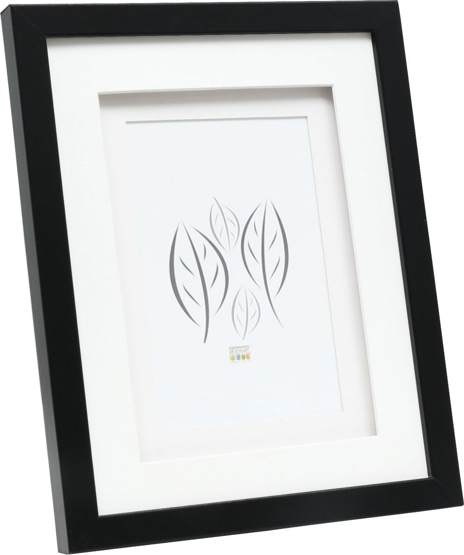 Ramka Deknudt Deknudt S65KK2 black 13x13 Wood double Passepartout