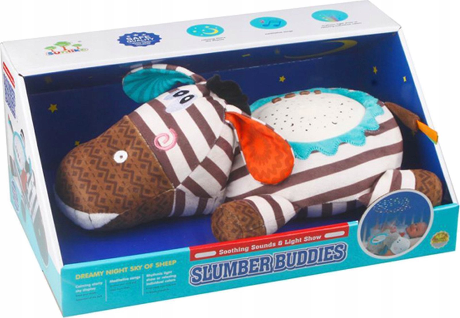 Projektor muzyczny - zebra