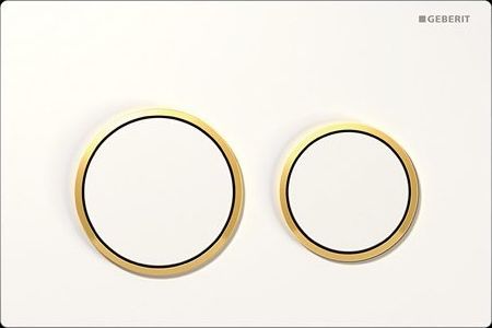 Przycisk spłukujący Geberit Omega 20 do WC złoty (115085KK1)