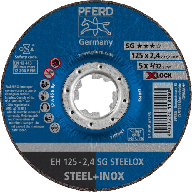 Pferd Tarcza do cięcia X-SLim A60SSGP-INOX 115x0,8mm PFERD