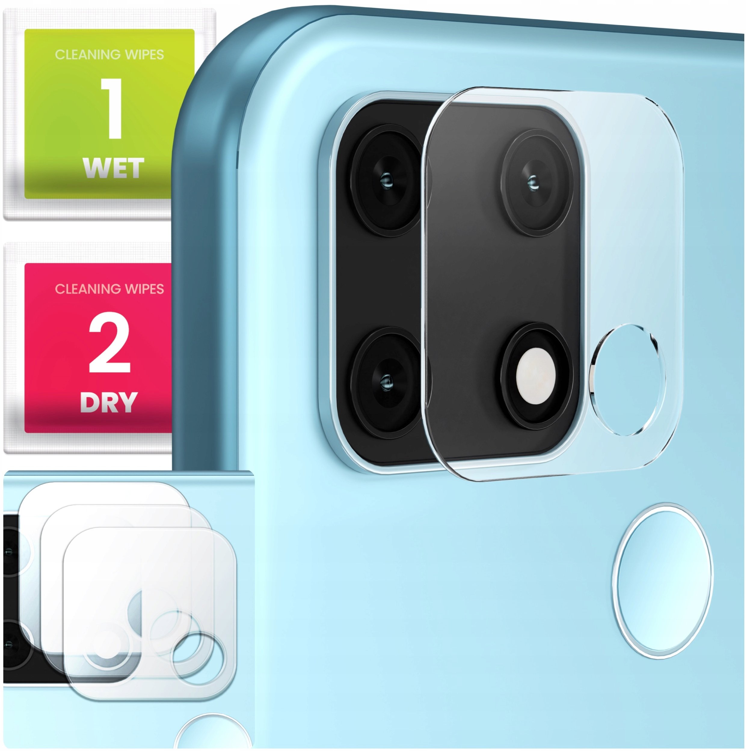 3-PAK Szkło Na Aparat Do Realme 7i Global (Hartowane, Na Obiektyw, 9H)