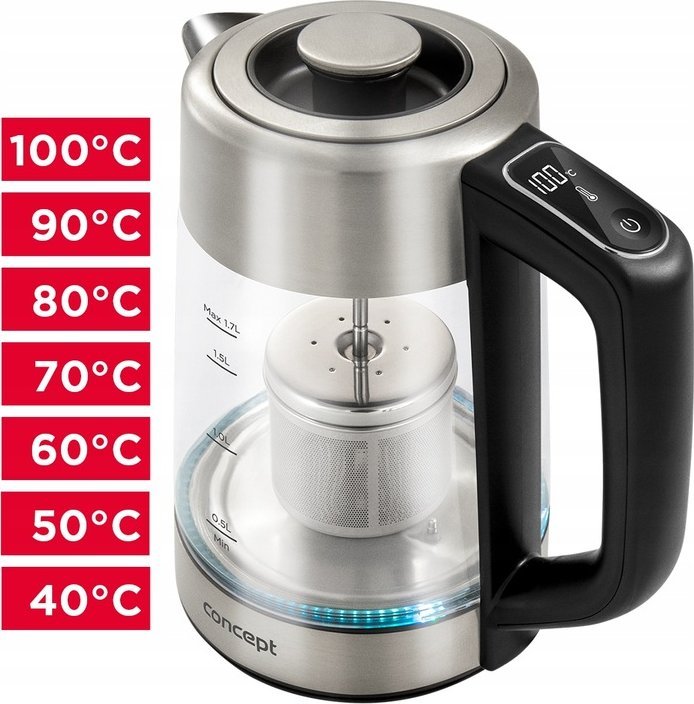 Czajnik Concept Solution RK4190 Srebrny