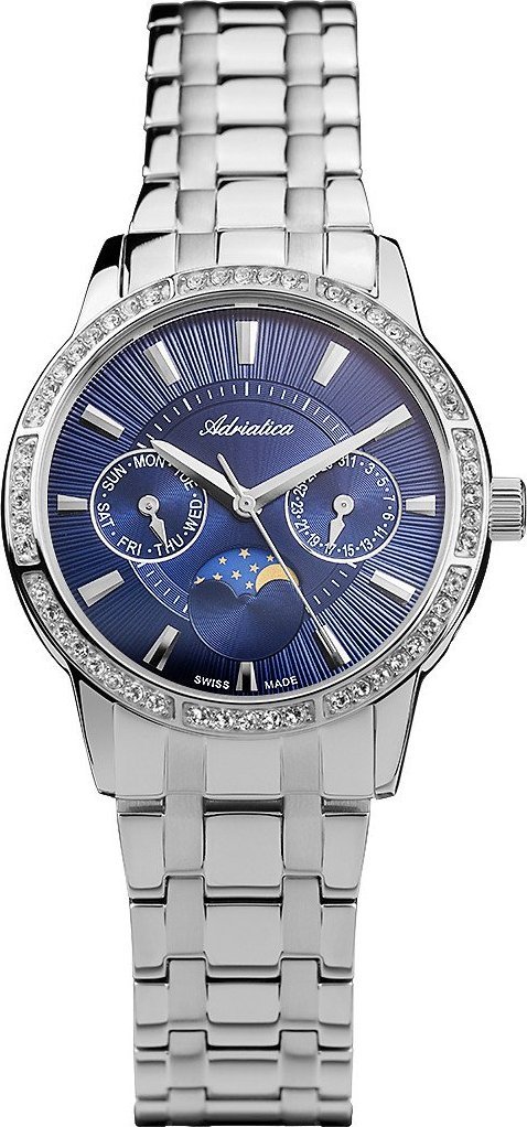 Zegarek Adriatica Zegarek damski Adriatica A3601.5115QFZ srebrny