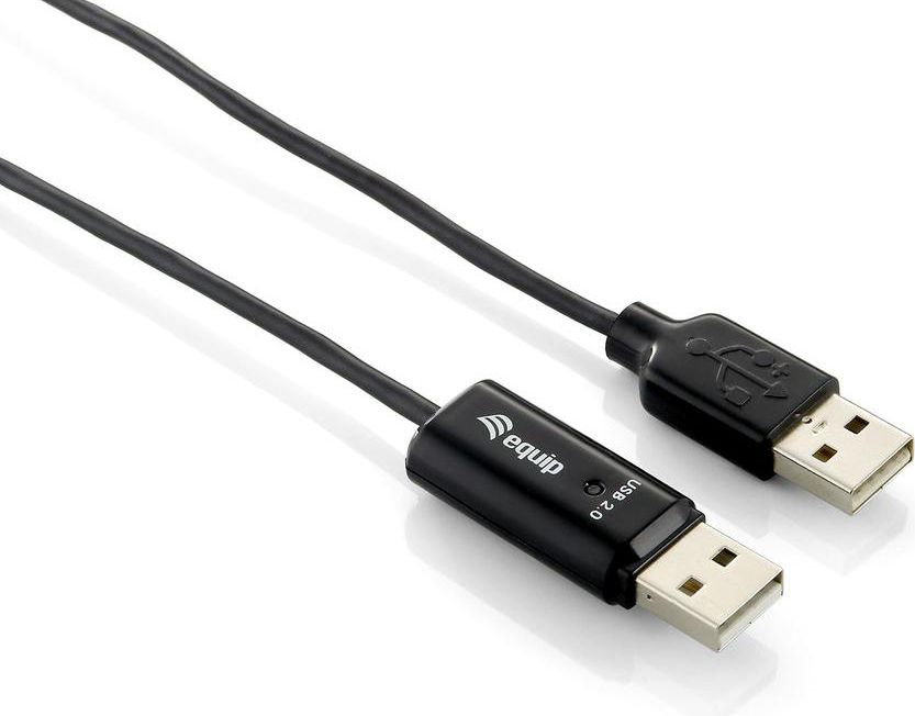 Kabel USB Equip USB-A - USB-A 1.8 m Czarny (133339)
