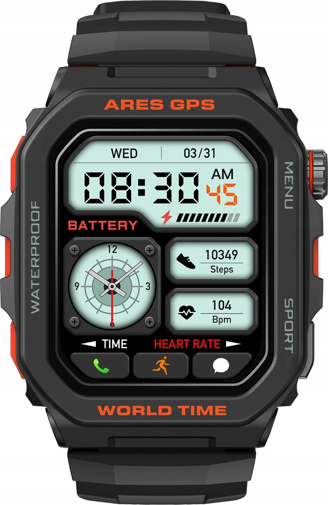 Smartwatch Zeblaze Smartwatch Ares GPS - czarny