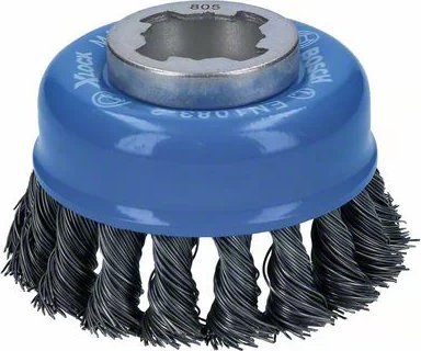 Bosch Bosch X-LOCK cup brush Heavy for Metal 75mm, knotted (O 75mm, 0.5mm wire)