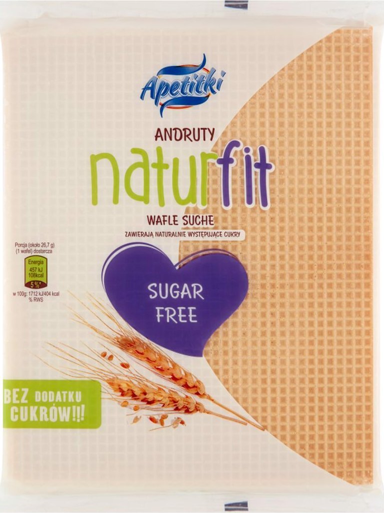 Apetitki Naturfit* Andruty wafle suche 160 g