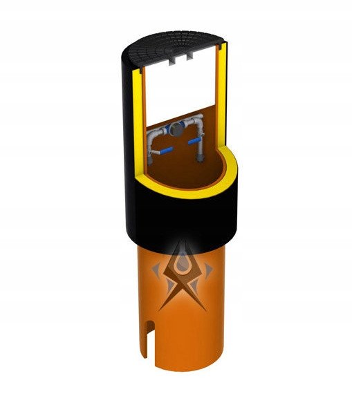 Studnia wodomierzowa ST2 DN400 H1500 (bez wodomierza i przyłącza wodomierzowego)