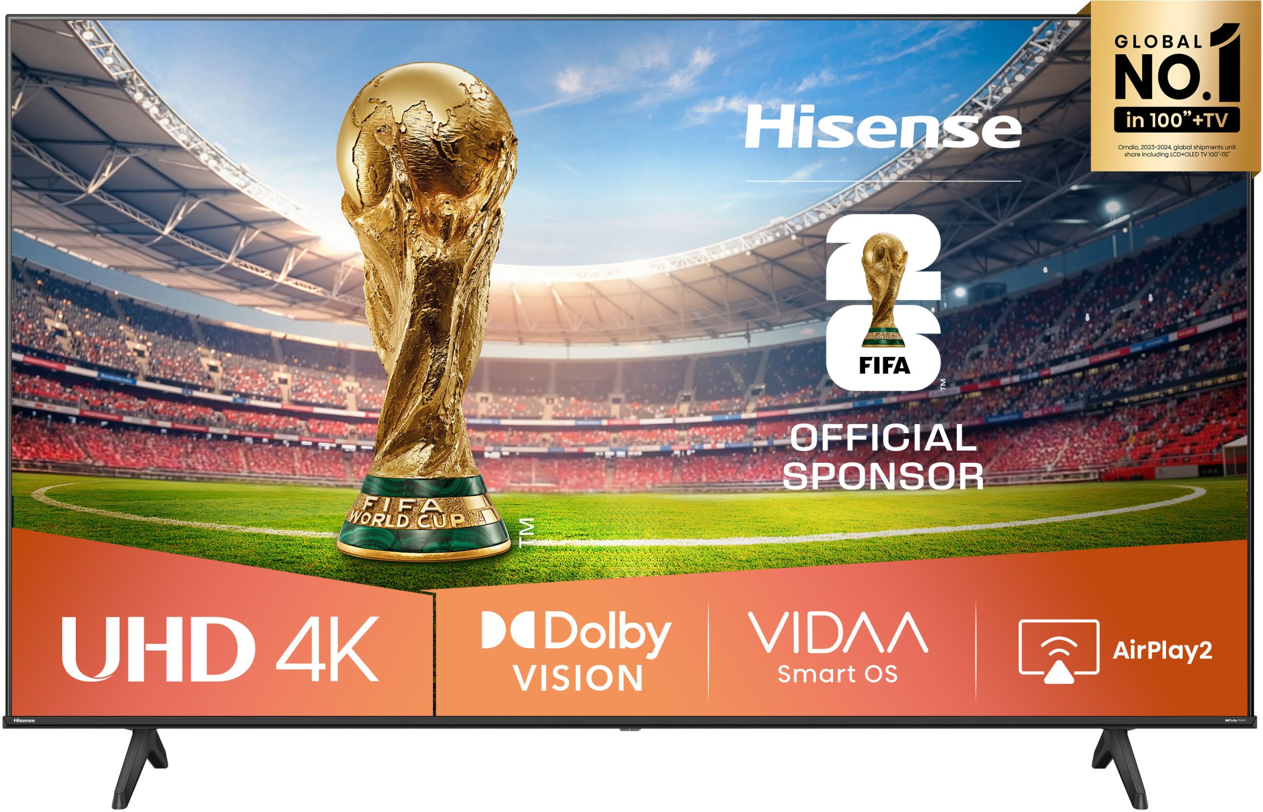 Telewizor Hisense A6Q 75'' 4K UHD LED LCD czarny - Telewizor 75A6Q (6942351416441)