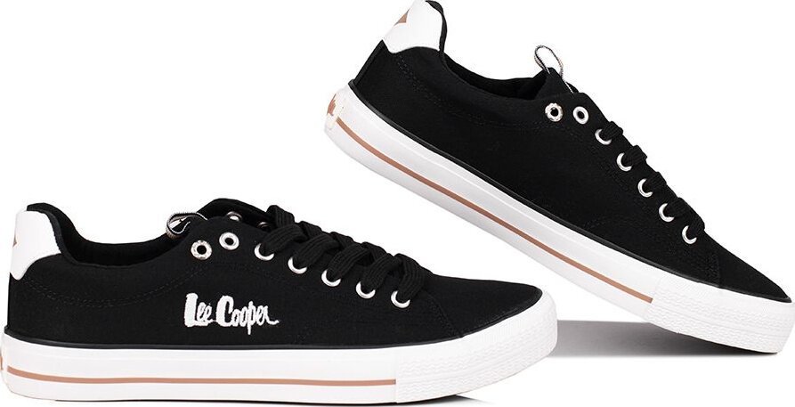 Lee Cooper Buty trampki sneakersy miejskie męskie Lee Cooper czarne LCW-23-31-1823M 44