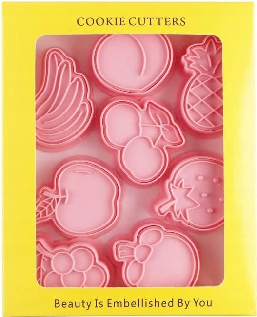 Foremki do Ciastek Owoce Fruits foremka do wycinania Ciasteczek 8szt