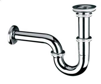 Syfon McAlpine rurowy 5/4" DN32 chrom (215+255CB)