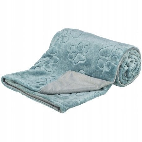 Barry, koc, dla psa/kota, mi�kki plusz, niebiesko/szary 70 � 50 cm