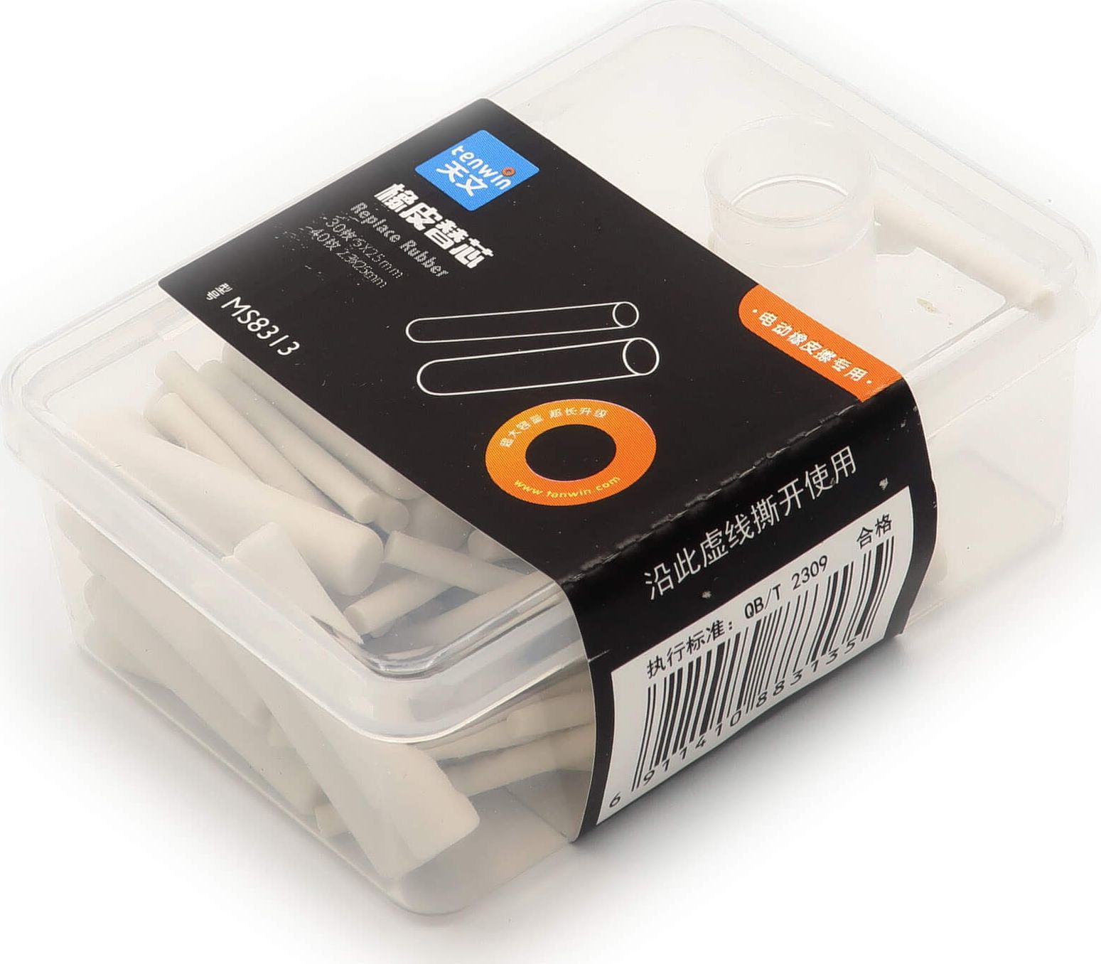 Tenwin Wkłady gumki eklektycznej 30szt 5mm + 40szt 2,3mm