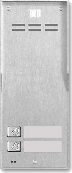 ACO ACO FAM-P-2NPACC NT panel natynkowy 2-rodzinny czyt. brel.