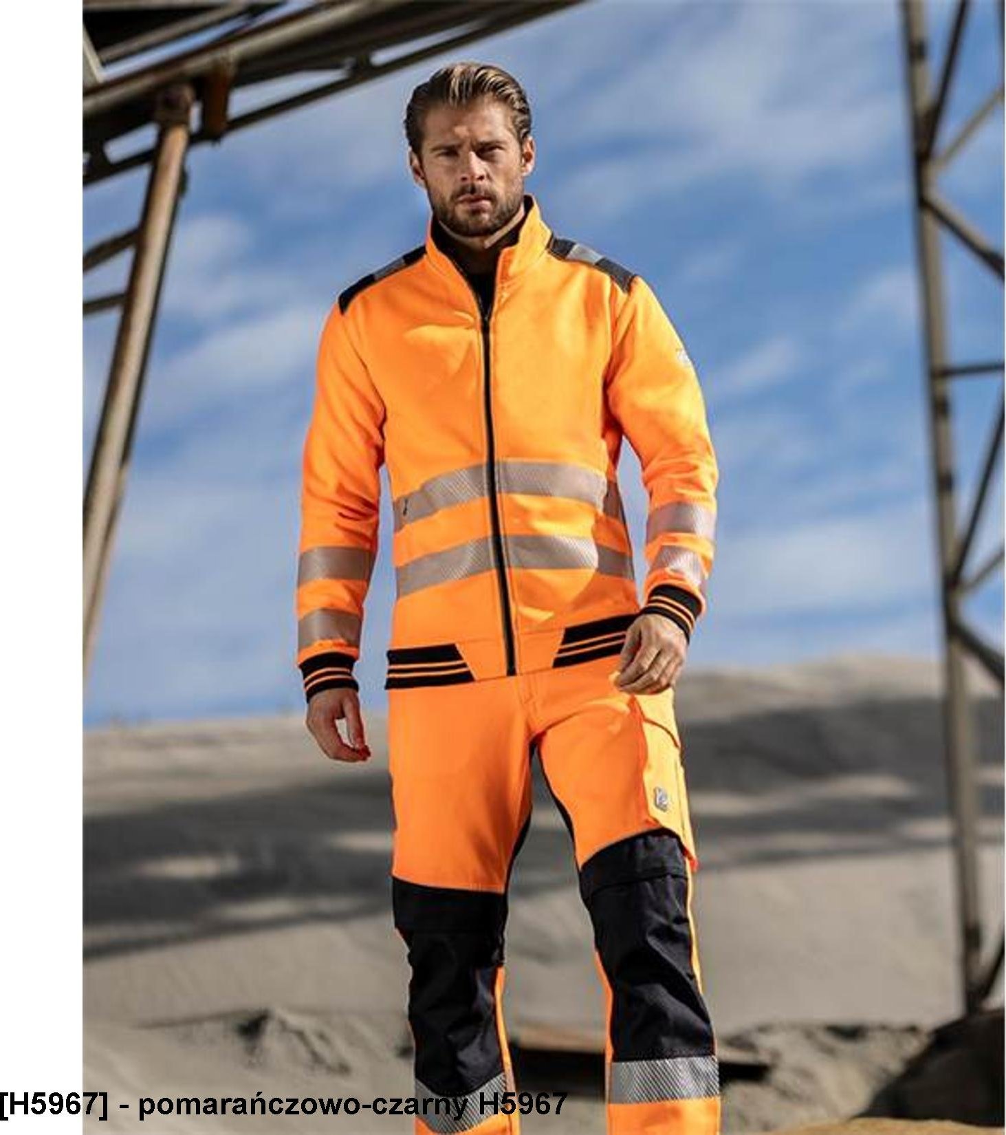 Ardon HiViz ARDON SIGNAL - bluza polarowa - pomarańczowo-czarny H5967 XS
