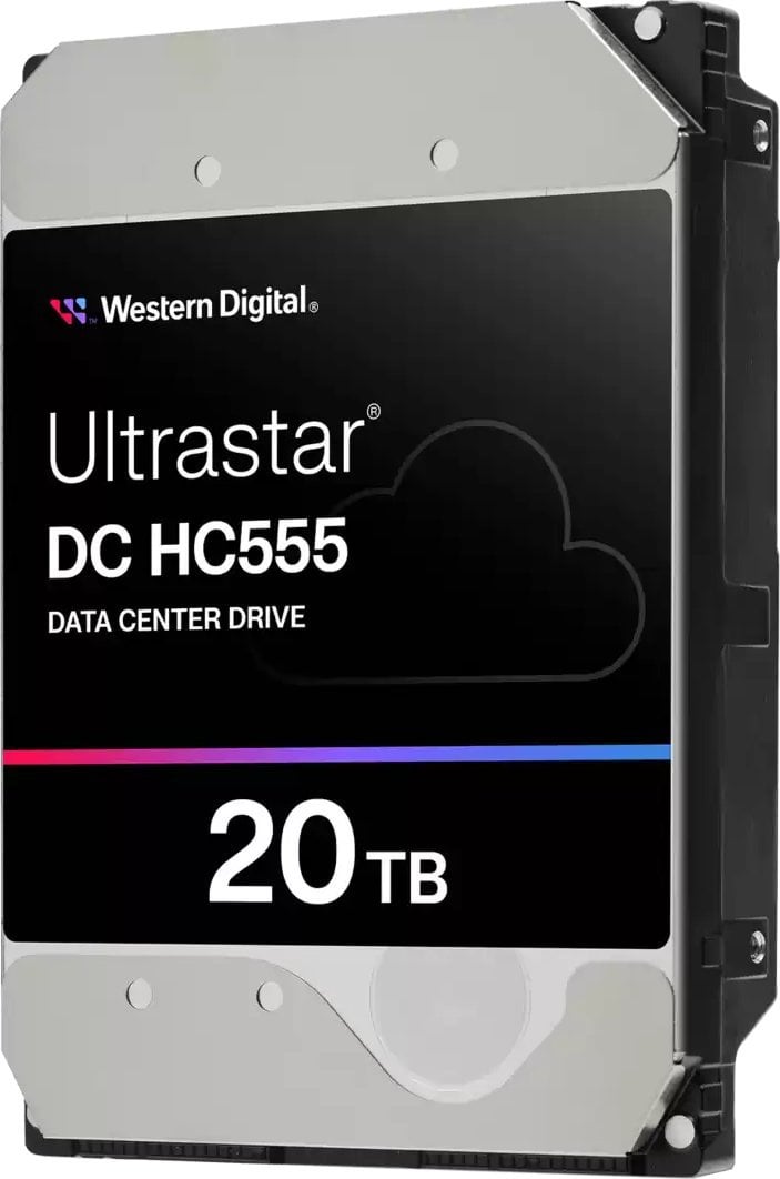 Western Digital Ultrastar DC HC555 dysk twardy 20 TB 7200 RPM 512 MB 3.5" Serial ATA III