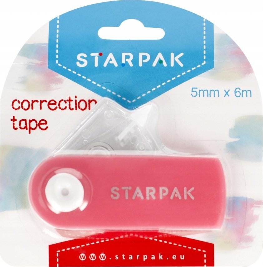 Starpak KOREKTOR W TASMIE 5MMX6MB ROZ STK B/C 12/432PG