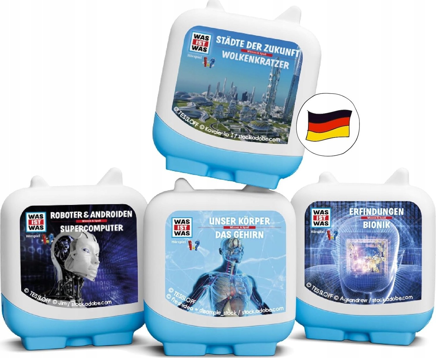 Tonies Tonies CT WAS IST WAS 4er Set