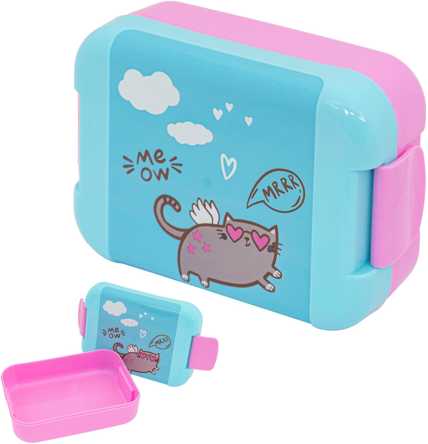 Śniadaniówka pojemnik na kanapki lunchbox z kotkiem MEOW ASTRA