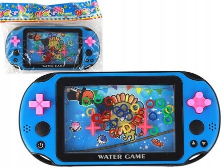 LeanToys Gra Wodna Zręcznościowa Konsola Niebieska Pad Podwodny Świat