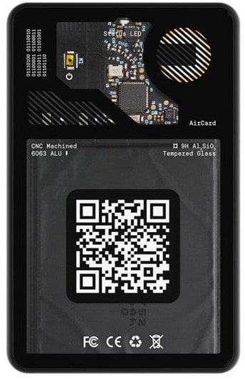 AirCard, ultra thin wallet tracker, Apple Find My compatible