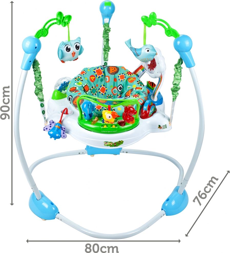 MalPlay Skoczek Interaktywny Jumper Edukacyjny Obrotowy Trampolina