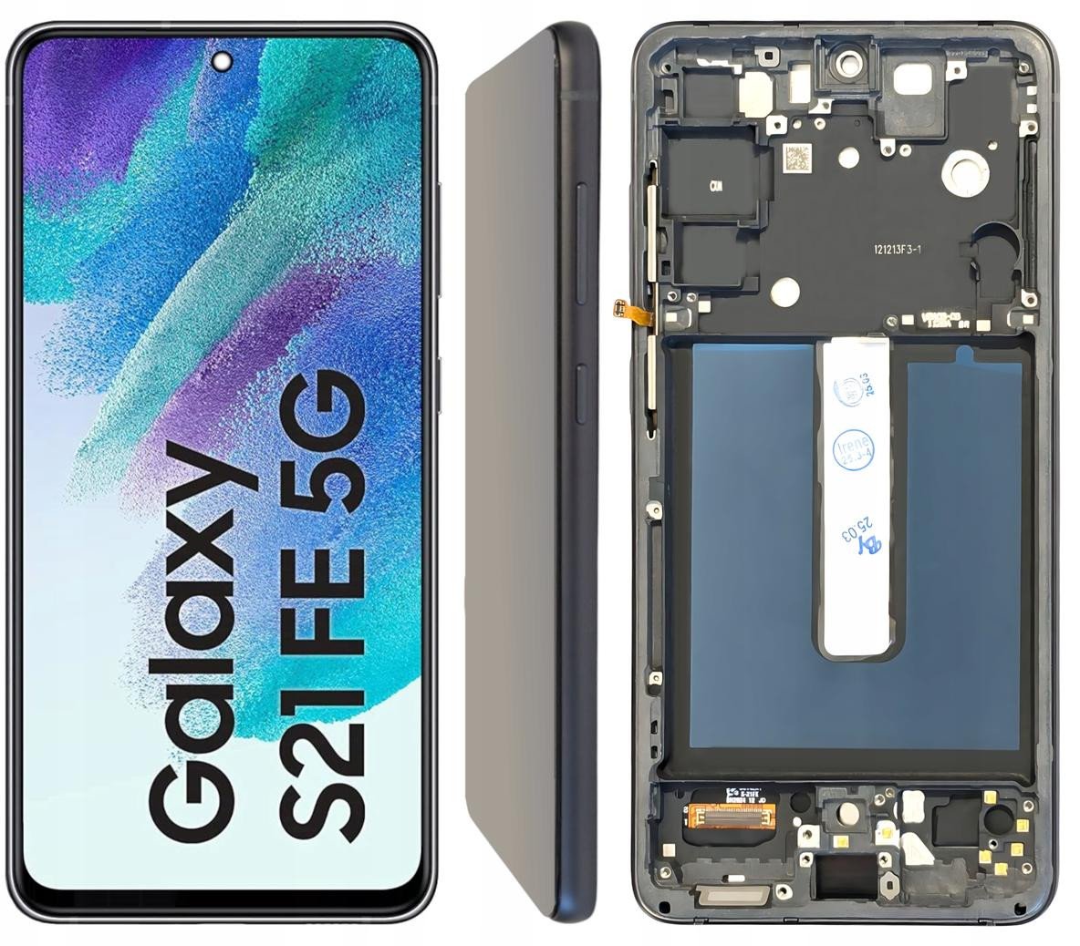 WYŚWIETLACZ EKRAN LCD DO SAMSUNG GALAXY S21 FE 5G INCELL RAMKA GRAFITOWA
