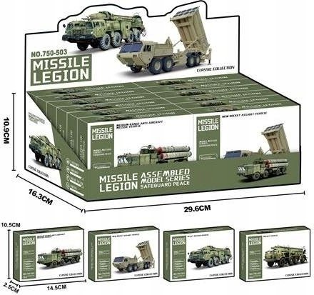 Model wojskowy do składania PVC MIX