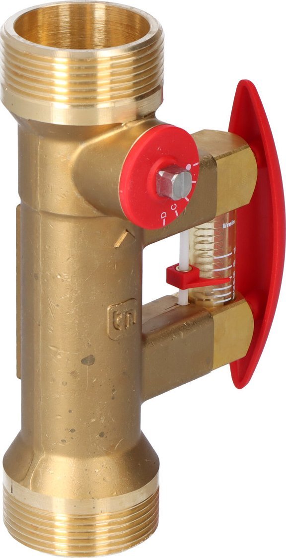 Taconova Zawór równoważąco-pomiarowy Tacosetter Bypass 100 DN32, 20-70 L/min, GZ11/2"xGZ11/2", TB100C, Pb10Bar