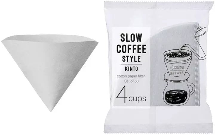 KINTO Papierowe filtry Slow Coffee Style 4 filiżanki