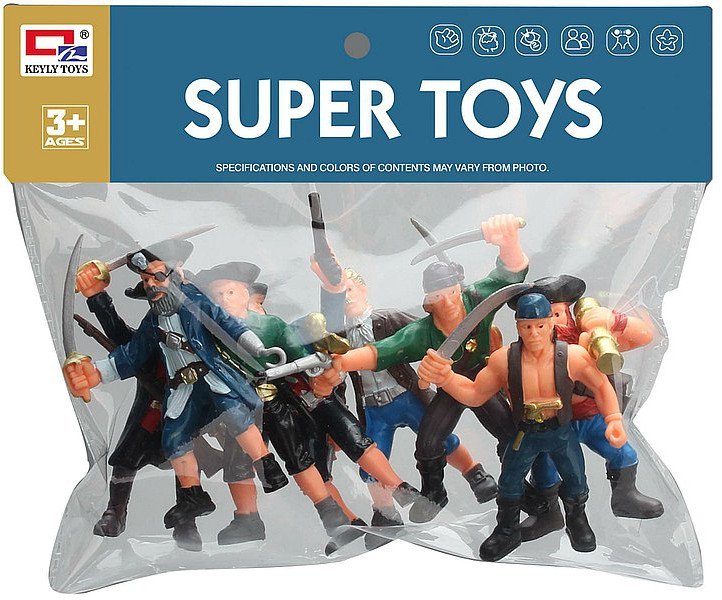 Figurka Adar zestaw figurek 8szt piratów; 20x17x3cm