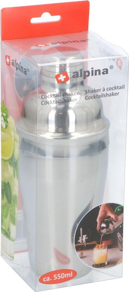 Alpina SHAKER DO KOKTAJLI 550ML ALPINA SREBRNY