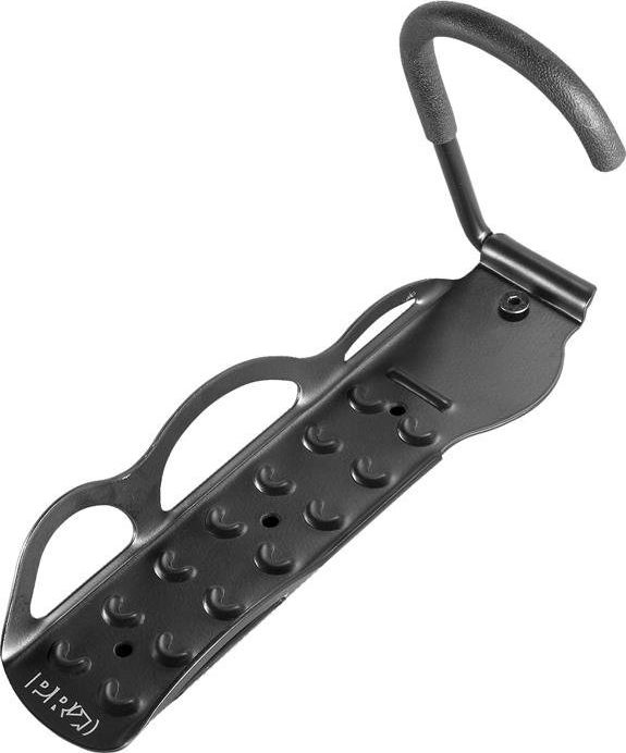 PRO Hak ścienny PRO do powieszenia roweru za koło czarny