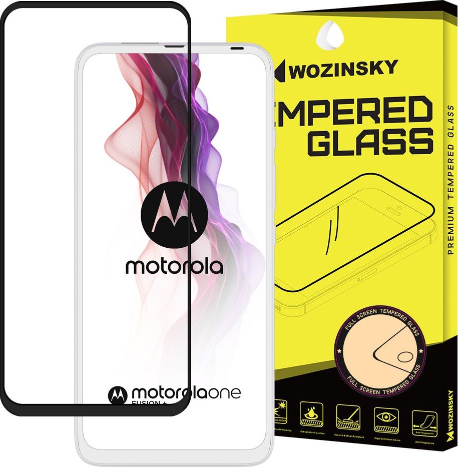 Braders Szkło Ochronne Pełne do Motorola One Fusion+