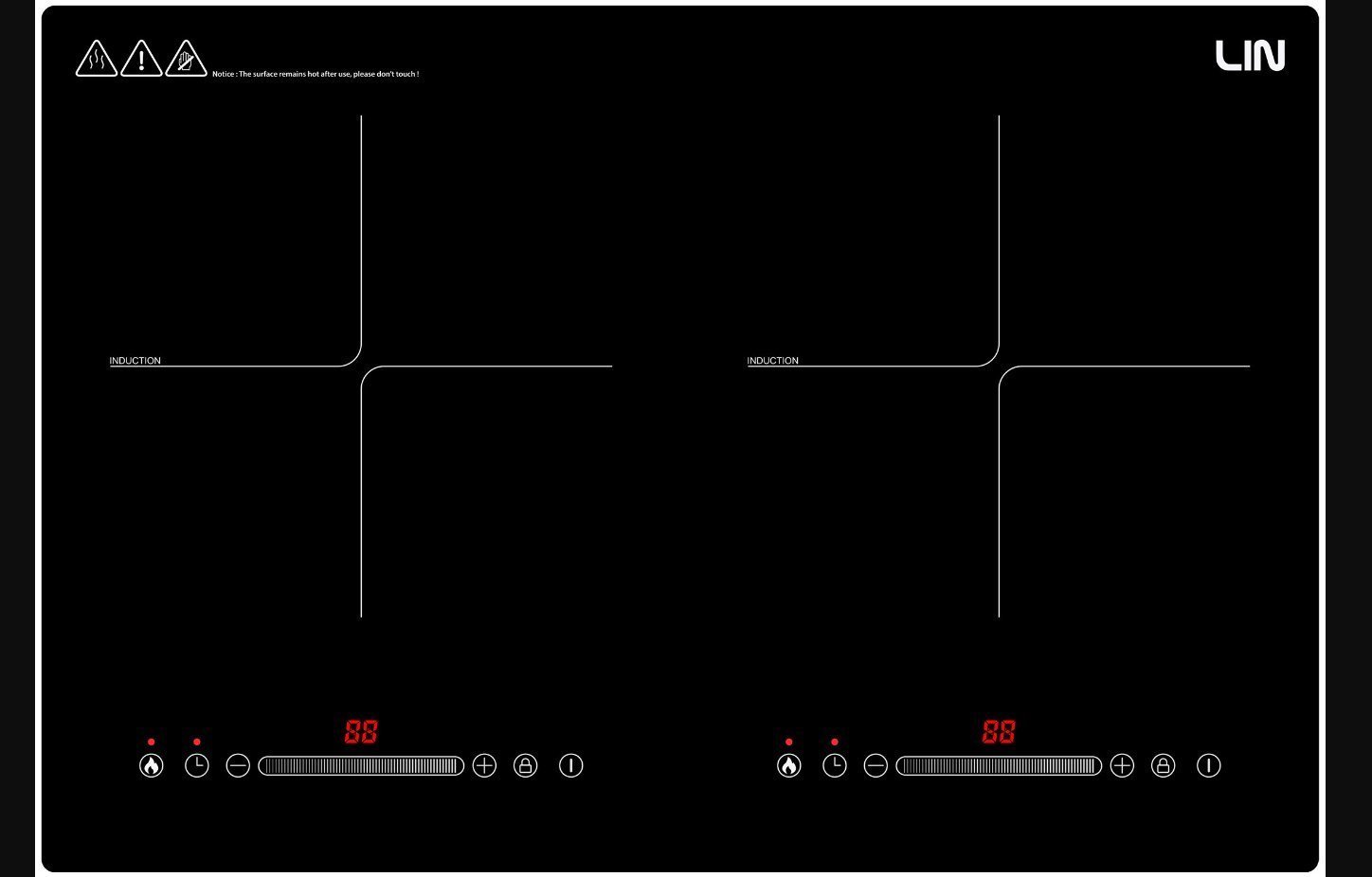 Płyta grzewcza TCL PÅYTA INDUKCYJNA LIN 2 P. LI2H-180 Z WTYCZKÄ