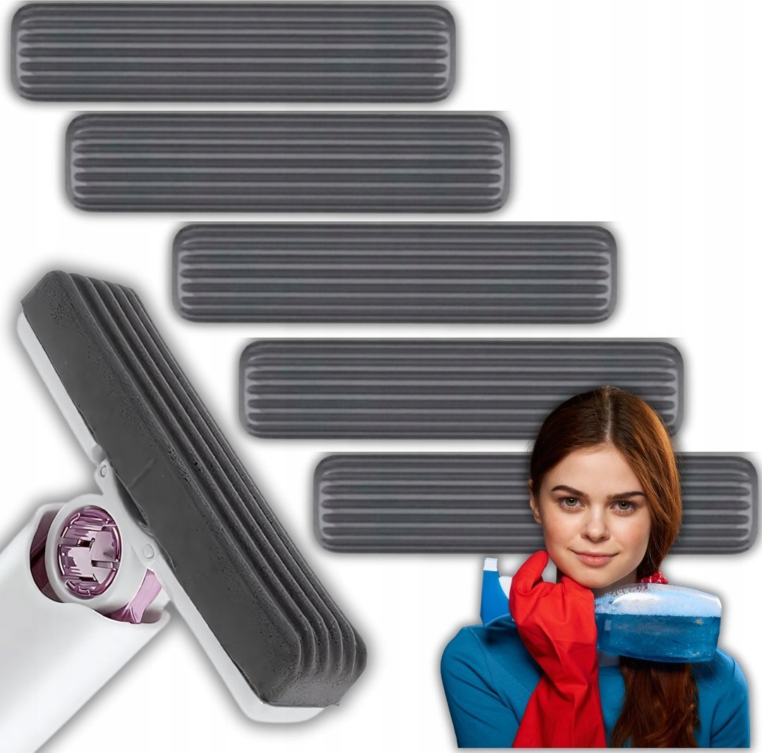 Korbi 5x WKŁAD DO MINI MOPA MOPIX DODATKOWA GĄBKA NAKŁADKA